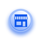 Local business badge illustration